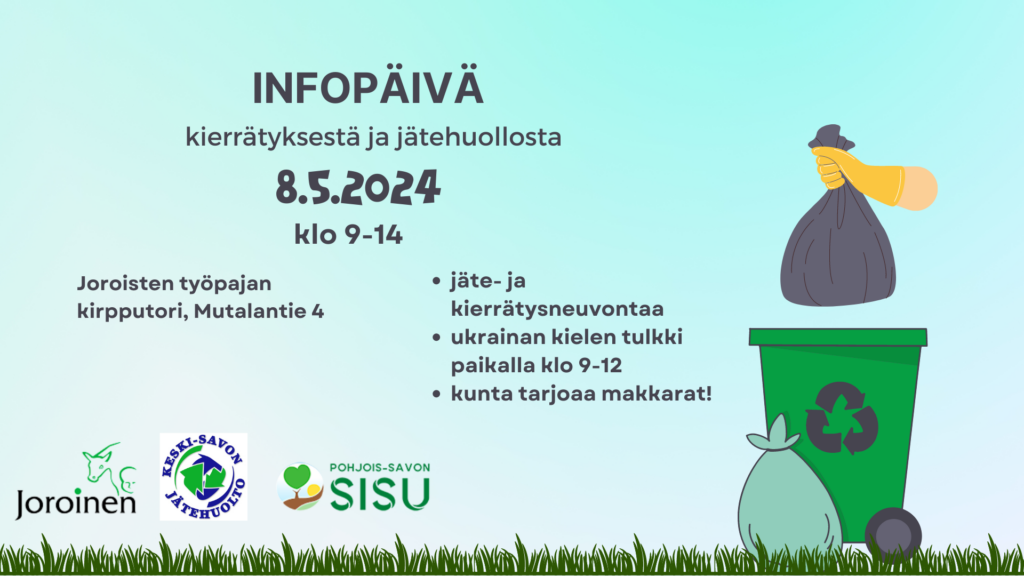 infopäivä kierrätyksestä ja jätehuollosta